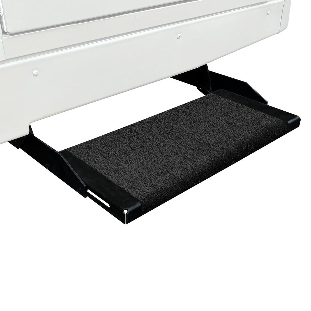 PREST-O-FIT 2-1042 Wraparound RV Step Rug Black 18 in. Wide - The Twister Group Tools product