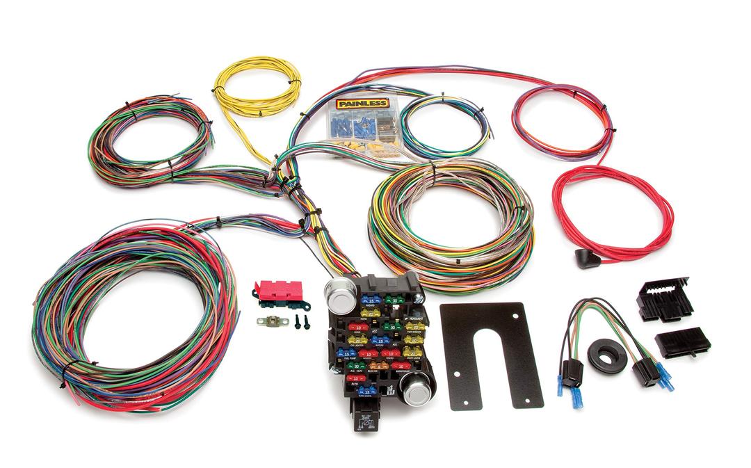 PAINLESS 10202 Performance Classic-Plus Customizable Chassis Harness, Key in Dash, 28 Circuits - The Twister Group Tools product