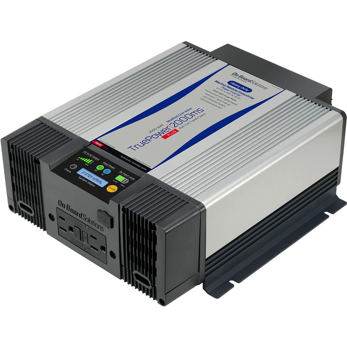 PROMARINER 06200 0True Power Plus Modified Sine Wave Inverter 2000W, 12V - High quality product image showing PROMARINER 06200 0True Power Plus Modified Sine Wave Inverter 2000W, 12V details and features