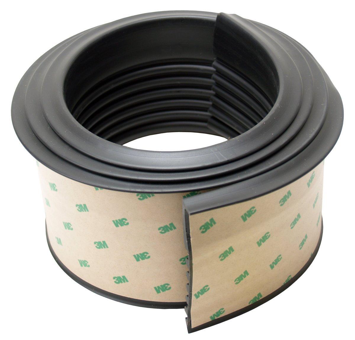 PACER PERFORMANCE 21-105 Black 6FT Tailgate Rail Guard Kit - High quality product image showing PACER PERFORMANCE 21-105 Black 6FT Tailgate Rail Guard Kit details and features