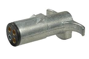 POLLAK 11402 Heavy Duty 4-Pole Trailer Plug, No Cable Guard - High quality product image showing POLLAK 11402 Heavy Duty 4-Pole Trailer Plug, No Cable Guard details and features