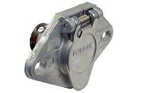 POLLAK 11-607P 6-Way Connector Socket, Exposed Back - High quality product image showing POLLAK 11-607P 6-Way Connector Socket, Exposed Back details and features