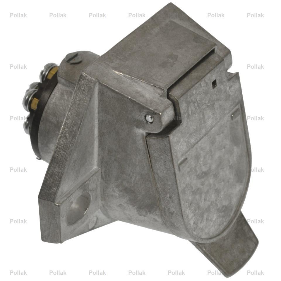 POLLAK 11-785P 7-WAY SOCKET WITH REAR TH, 7-Way Socket; With Rear Thread Terminals/ Solid Pins; Retail Packaging - High quality product image showing POLLAK 11-785P 7-WAY SOCKET WITH REAR TH, 7-Way Socket; With Rear Thread Terminals/ Solid Pins; Retail Packaging details and features