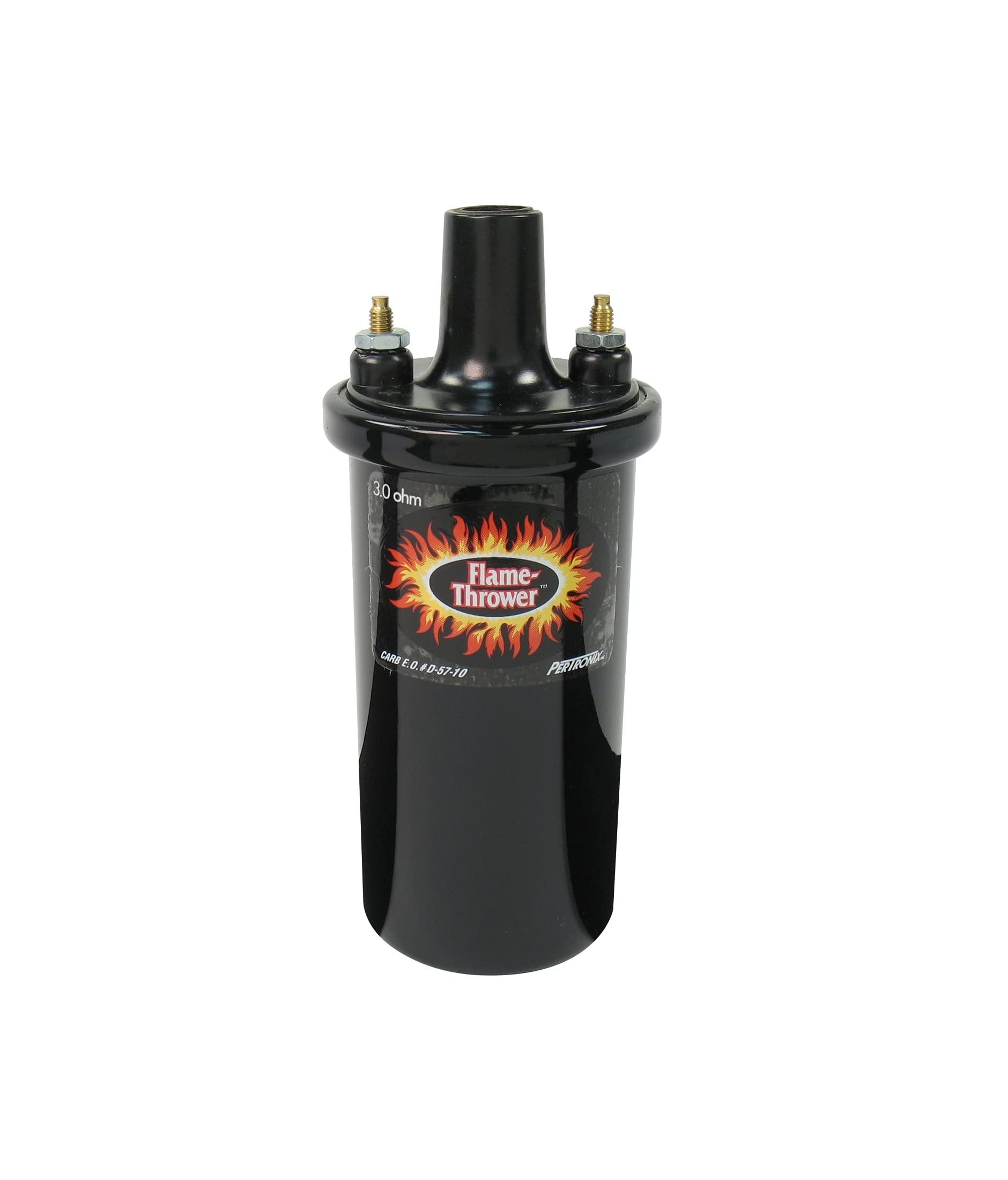 PERTRONIX 40611 Flame-Thrower 40,000 Volt 3.0 ohm Coil, Black - High quality product image showing PERTRONIX 40611 Flame-Thrower 40,000 Volt 3.0 ohm Coil, Black details and features