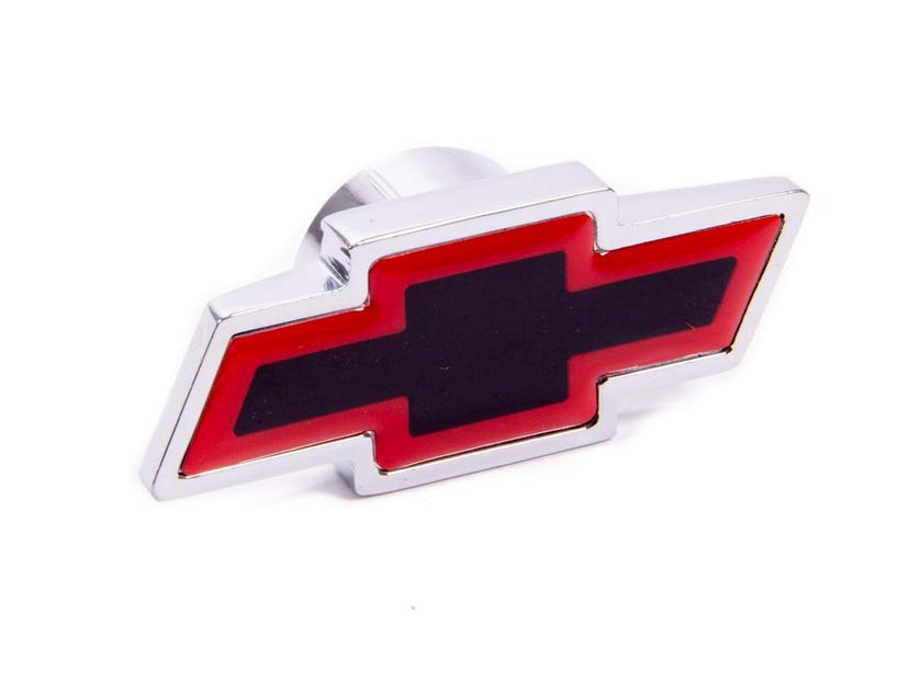 PROFORM 141-333 Chrome Air Cleaner Wing Nut with Large Red Bowtie Logo for 1/4-20 INCH Thread