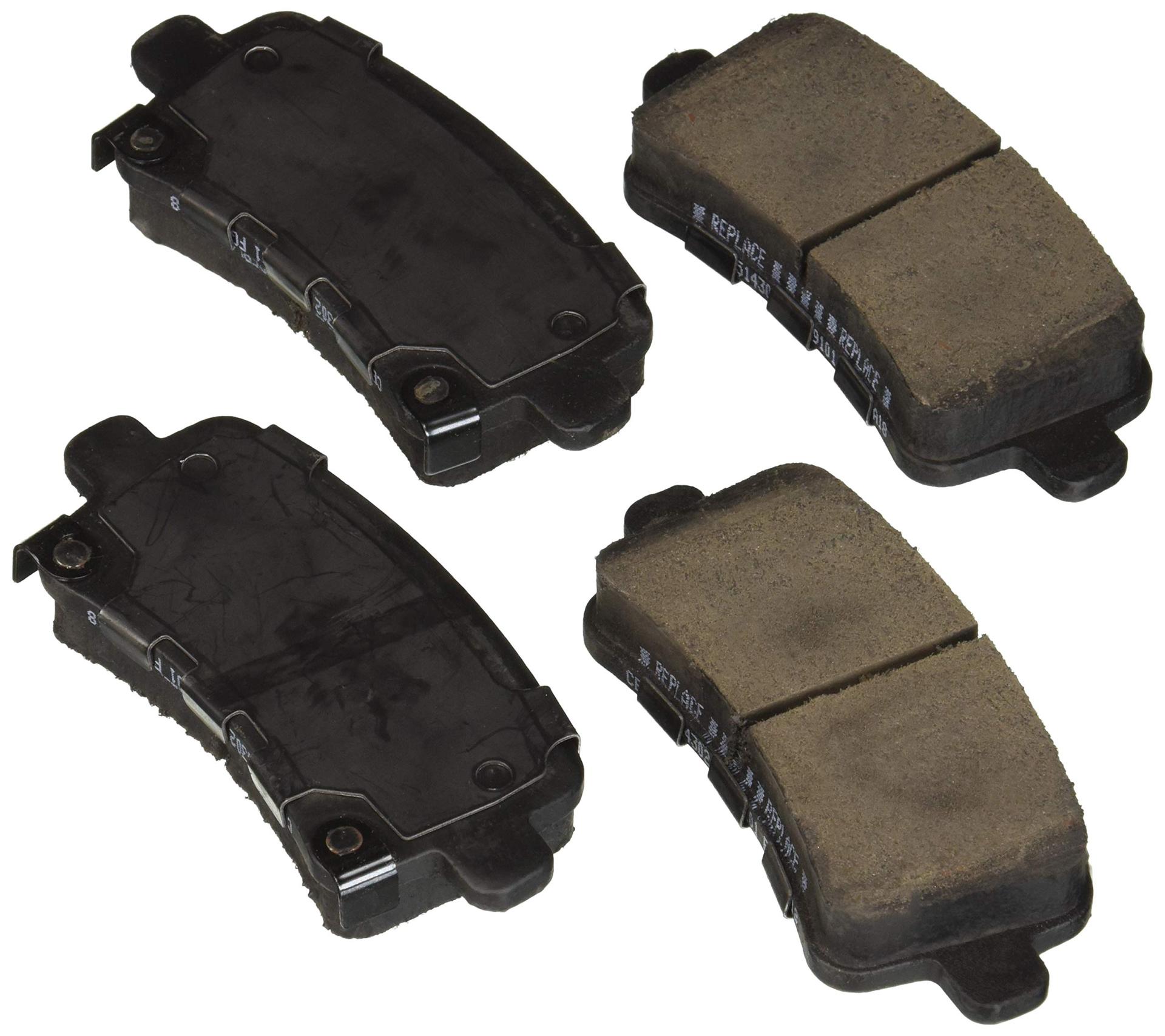 STOP TECH 105.14302 Centric Posi Quiet Premium Ceramic Rear Disc Brake Pad Set for Select Buick, Chevrolet and Saab Model Years - High quality product image showing STOP TECH 105.14302 Centric Posi Quiet Premium Ceramic Rear Disc Brake Pad Set for Select Buick, Chevrolet and Saab Model Years details and features