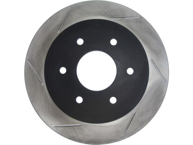 STOP TECH 126.42081SR Brake Rotor; SportStop Slotted; Silver E-Coated; Alloy; Single - The Twister Group Tools product