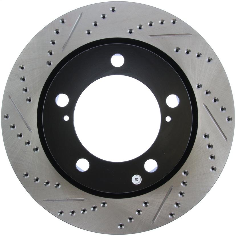 STOP TECH 127.44162R Sport Drilled/Slotted Brake Rotor (Front Right)