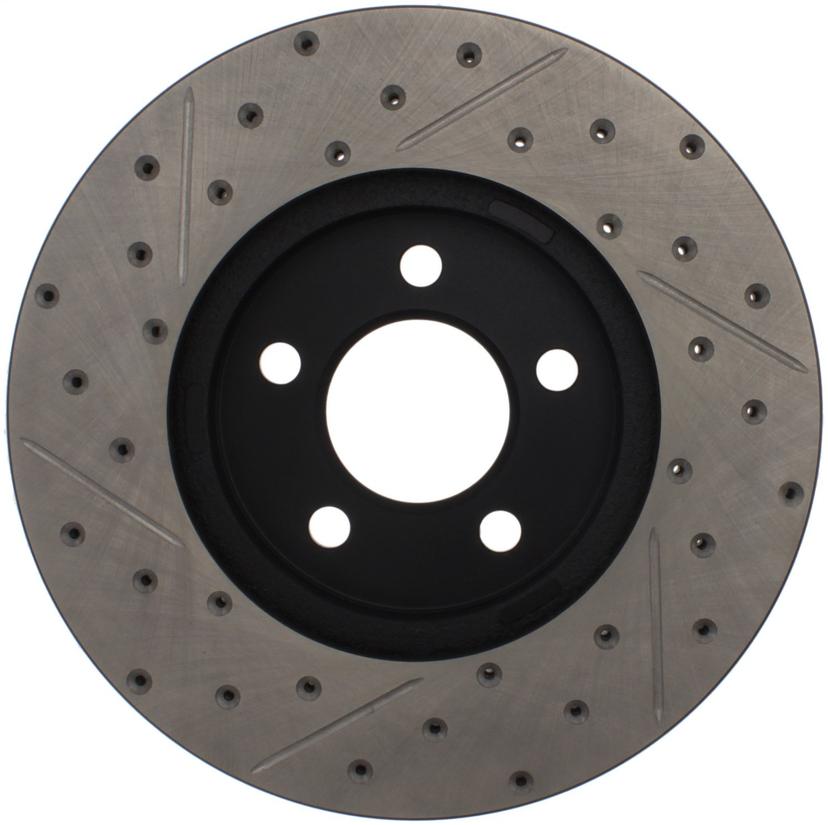 STOP TECH 127.61072L Sport Drilled/Slotted Brake Rotor (Front Left)