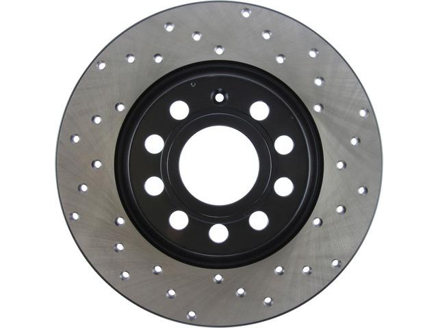 STOP TECH 128.33099L Brake Rotor; SportStop Drilled; One Piece Design; Wheel Bolt Pattern 5 x 112.1 Millimeter; 286.1 Millimeter Outside Diameter x 48.5 Millimeter Height x 11.9 Millimeter Nominal Thickness; 65 Millimeter Hub Inside Diameter - The Twister Group Tools product