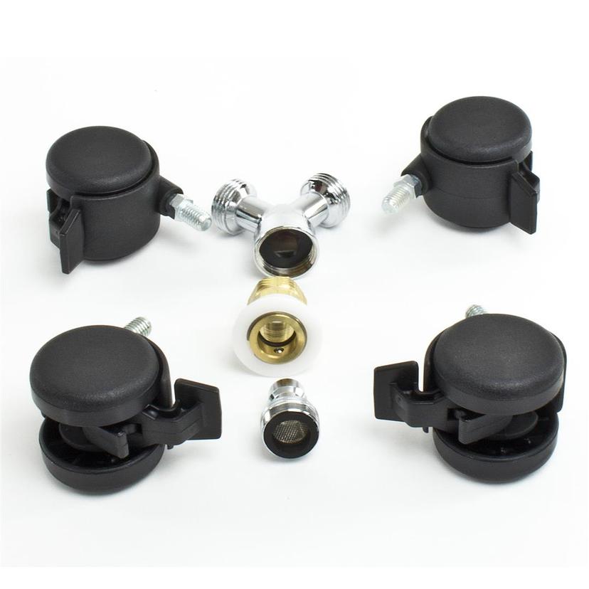 PINNACLE 181059 Deflect-0 SK5WF Dryer Vent Kit with 5FT SUPPUR-Flex Clothes Dryer Transition Duct