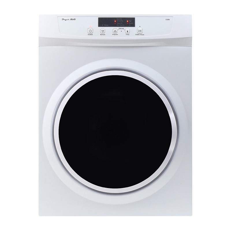 PINNACLE 18-860 STANDARD DRYER, Vented Drying System; 23.6 Inch Width x 32.3 Inch Height x 22.3 Inch Depth; White With Silver Trim; Stainless Steel Drum; 13 Pounds Maximum Load Capacity; 15 Amp/ 110 Volt; With Adjustable Leg; Auto Dry/Timed Dry - The Twister Group Tools product