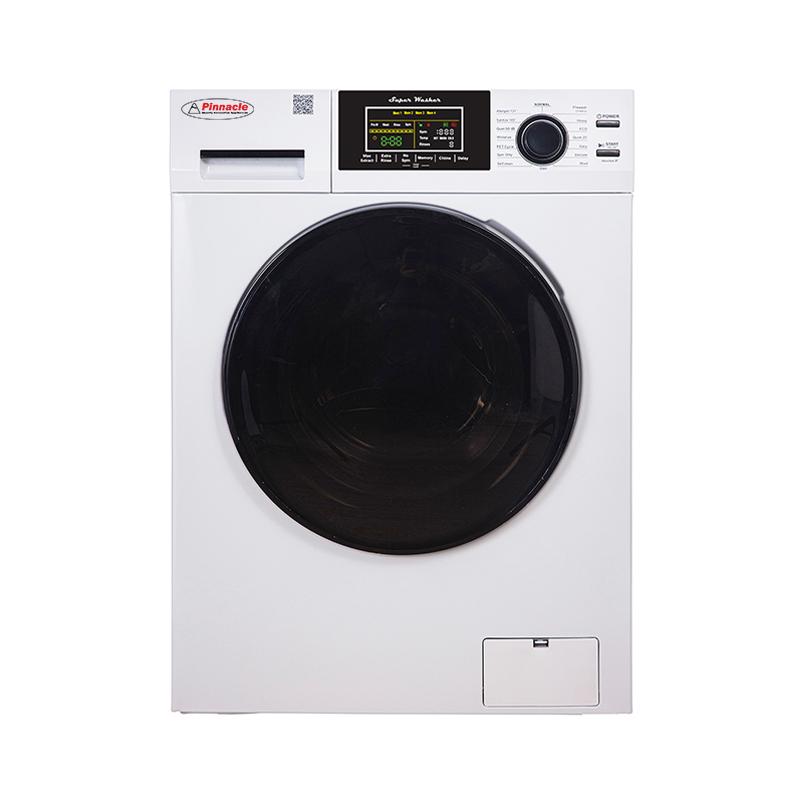 PINNACLE 22-826 L W L WASHER 15 LBS WHITE, Front Load; 23-1/2 Inch Width x 33-1/2 Inch Height x 21.85 Inch Depth; White; 1.6 Cubic Feet/ 15 Pound Maximum Load Capacity; 12 Wash Cycle; 15 Ampere/ 110 Volt; Built-In Mounting