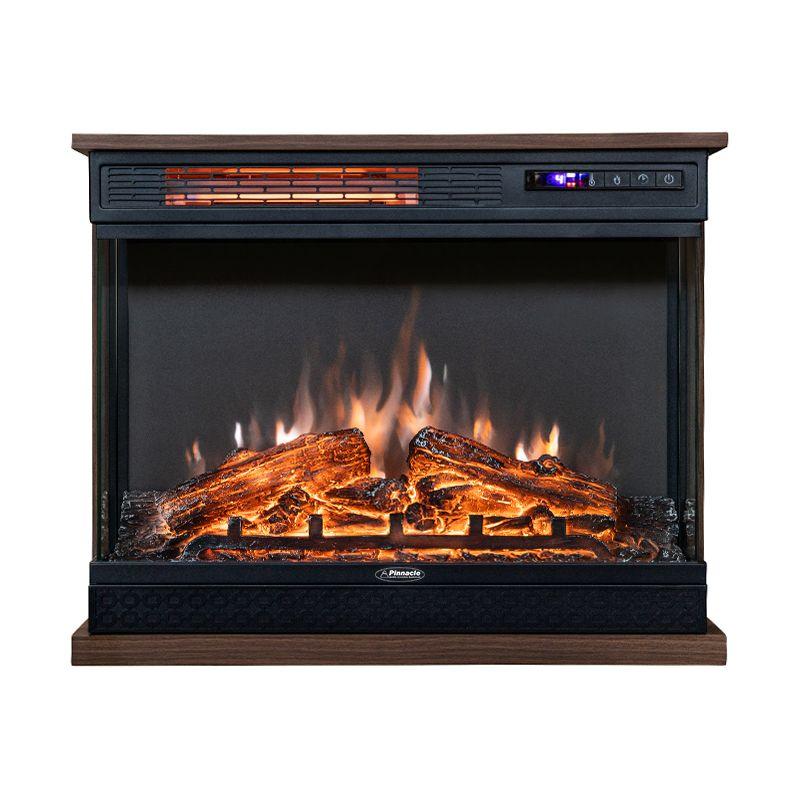 PINNACLE PFL 24 ELECTRIC FIREPLACE, Electric Fireplace With Simulated Logs; 120 Volt AC Plug-In Recessed Mount; 5000 BTU Heating Capacity/ 400 Square Foot Heating Area; 1500 Watt/ 110 Volt/ 15 Amp; 7 LED Light Colors/ 5 Levels Of Brightness Settings - High quality product image showing PINNACLE PFL 24 ELECTRIC FIREPLACE, Electric Fireplace With Simulated Logs; 120 Volt AC Plug-In Recessed Mount; 5000 BTU Heating Capacity/ 400 Square Foot Heating Area; 1500 Watt/ 110 Volt/ 15 Amp; 7 LED Light Colors/ 5 Levels Of Brightness Settings details and features