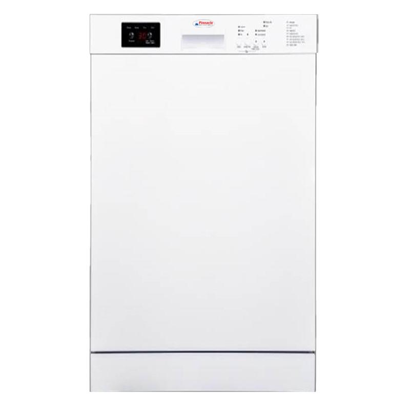 PINNACLE WB 1840 18 DISHWASHER, Under Counter Built-In; 10 Place Setting Capacity; 17.63 Inch Width x 22.44 Inch Depth x 32.28 Inch Height; White; 8 Cycle Wash; 1400 Watt Power; 12 Amp/ 120 Volt; 3.2 Gallon Per Cycle; 150 Degree Fahrenheit; UL Certified - High quality product image showing PINNACLE WB 1840 18 DISHWASHER, Under Counter Built-In; 10 Place Setting Capacity; 17.63 Inch Width x 22.44 Inch Depth x 32.28 Inch Height; White; 8 Cycle Wash; 1400 Watt Power; 12 Amp/ 120 Volt; 3.2 Gallon Per Cycle; 150 Degree Fahrenheit; UL Certified details and features