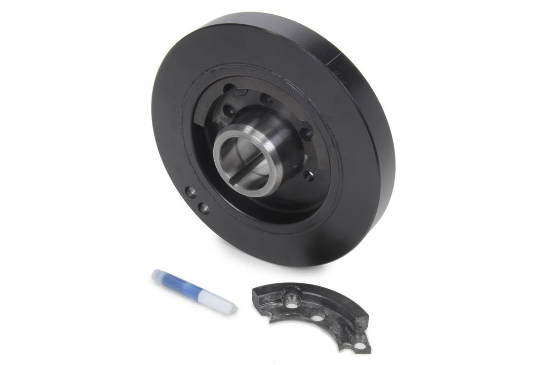 PRW 2344041 Harmonic Balancer Damper Ring; High Performance Sportsman; For Use With 1958-79 Mopar/Chrysler Big Block B/RB 383-440 V8 Engines; 7.3 Inch Outside Diameter; Externally/Internally Balanced; Black - The Twister Group Tools product