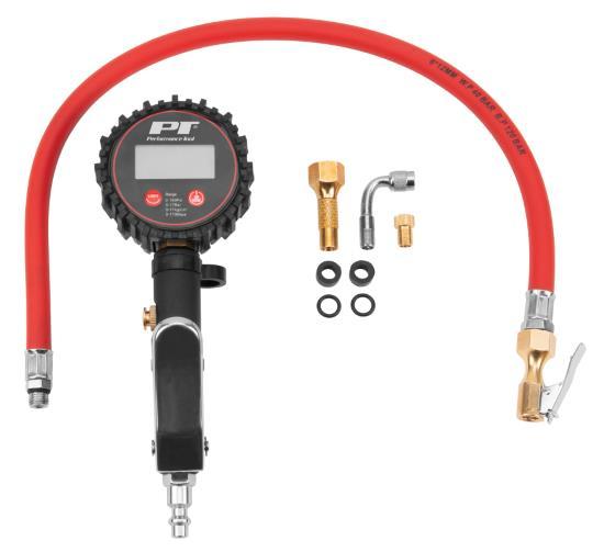PERFORM TOOL M526 HD Digital Tire Inflator with Pressure Gauge Kit, 0-150 PSI - High quality product image showing PERFORM TOOL M526 HD Digital Tire Inflator with Pressure Gauge Kit, 0-150 PSI details and features