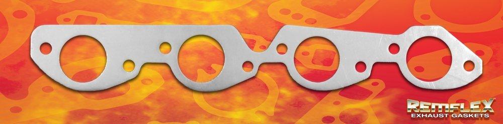 REMFLEX 2002 Exhaust Gasket for Chevy V8 Engine (Set of 2) - The Twister Group Tools product