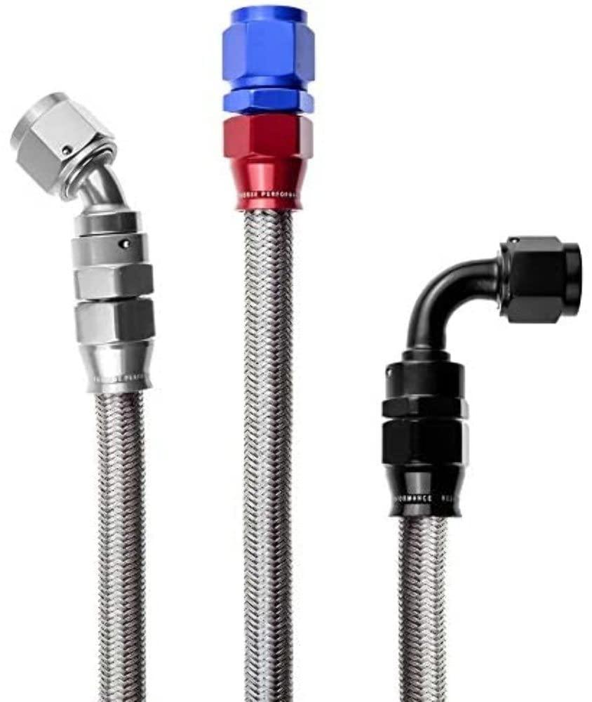 REDHORSE 1200-08-2 PTFE reusable Hose End (Black) - The Twister Group Tools product