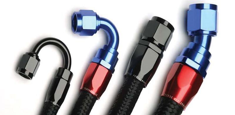 REDHORSE 230-06-3 Braided Hose; RHP 230 Series; For Use With Fuel/Oil/Antifreeze; -6 AN; 3 Foot; Rated At 2000 PSI - The Twister Group Tools product