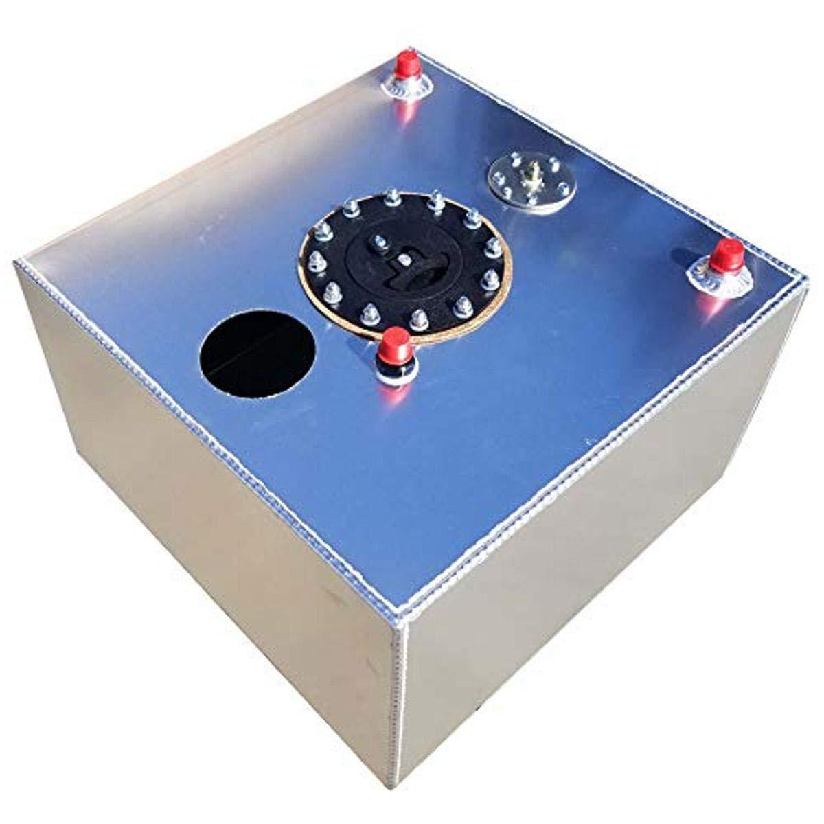 RCI 2120HS Fuel Cell, 12 gal, 17 x 17 x 10 in Tall, 8 AN Male Outlet, 8 AN Male Vent, Aluminum, Natural, Each - High quality product image showing RCI 2120HS Fuel Cell, 12 gal, 17 x 17 x 10 in Tall, 8 AN Male Outlet, 8 AN Male Vent, Aluminum, Natural, Each details and features