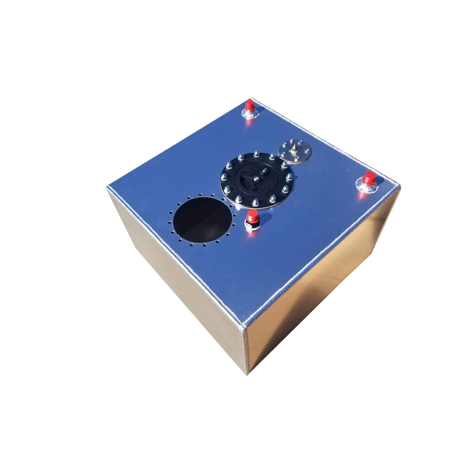 RCI 2150US Fuel Cell, 15 gal, 18 x 20 x 10 in Tall, 8 AN Male Outlet, 8 AN Male Vent, Aluminum, Natural, Each - High quality product image showing RCI 2150US Fuel Cell, 15 gal, 18 x 20 x 10 in Tall, 8 AN Male Outlet, 8 AN Male Vent, Aluminum, Natural, Each details and features