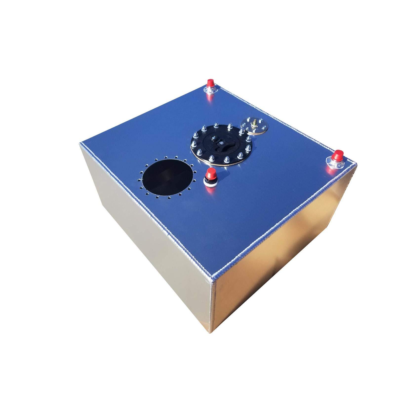 RCI 2200US Fuel Cell, 15 gal, 24 x 20 x 10 in Tall, 8 AN Male Outlet, 8 AN Male Vent, Aluminum, Natural, Each - High quality product image showing RCI 2200US Fuel Cell, 15 gal, 24 x 20 x 10 in Tall, 8 AN Male Outlet, 8 AN Male Vent, Aluminum, Natural, Each details and features