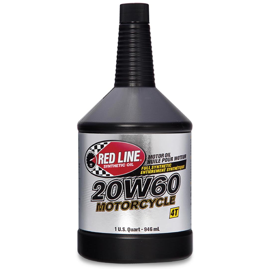 RED LINE 12604 20W60 Synthetic Motorcycle Motor Oil - 1 Quart - The Twister Group Tools product