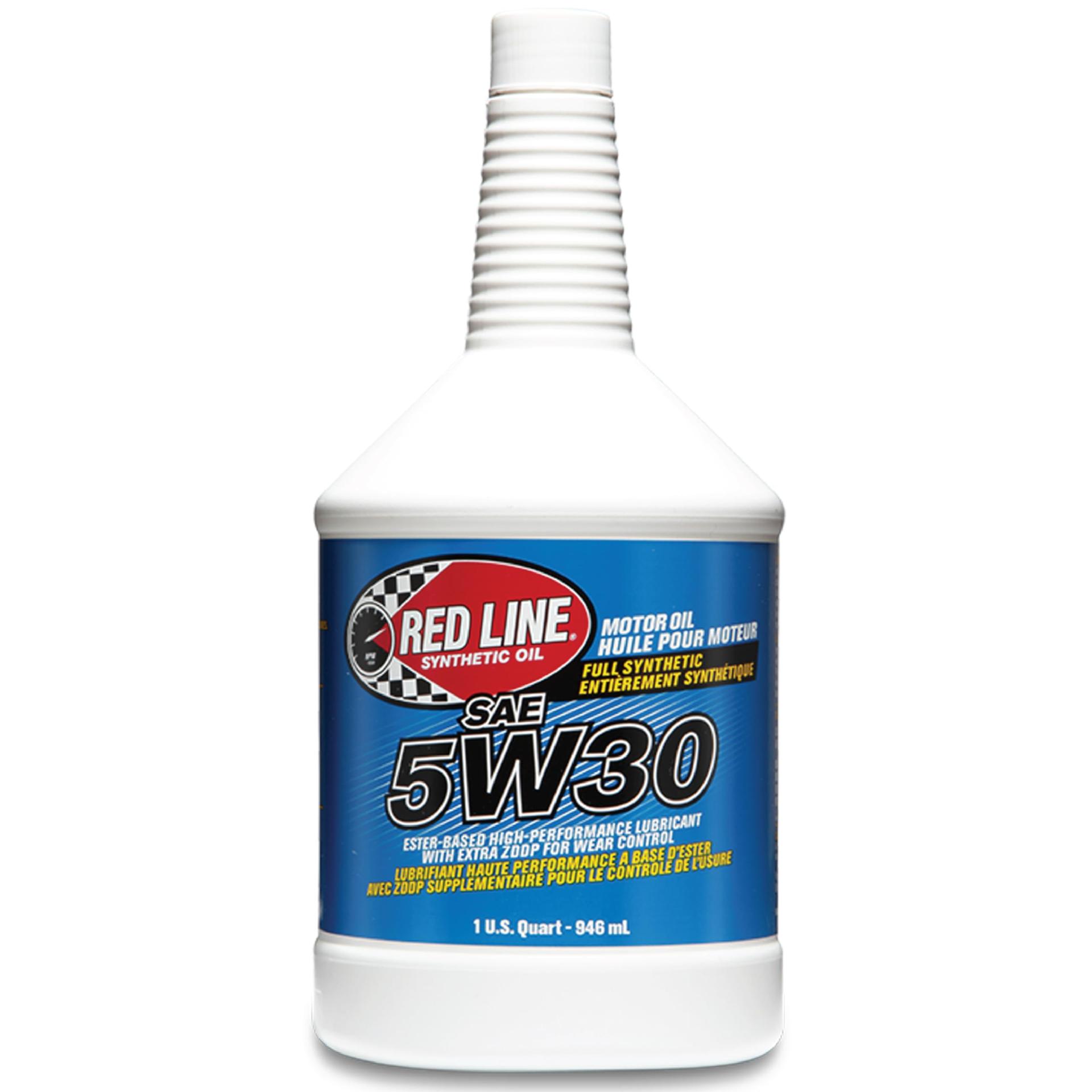 RED LINE 15304 SAE 5W30 Fully Synthetic Motor Oil - 1 Quart - High quality product image showing RED LINE 15304 SAE 5W30 Fully Synthetic Motor Oil - 1 Quart details and features