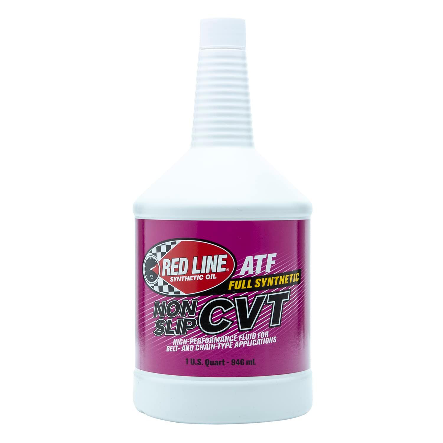 RED LINE 30804 Synthetic Non-Slip Continuously Variable Transmission Fluid (CVT) - 1 Quart - High quality product image showing RED LINE 30804 Synthetic Non-Slip Continuously Variable Transmission Fluid (CVT) - 1 Quart details and features