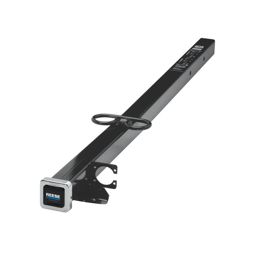 REESE 45018 TITAN RECV EXT 2-1/2FT TO 2FT EXT, For 2-1/2 Inch Receiver; 48 Inch Length/ Can Be Cut at 41 Inches; With Electrical Bracket