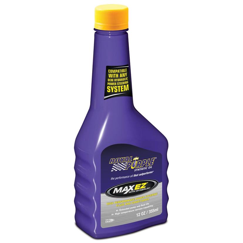 ROYAL PURPLE 01326 ROY0MAX EZ Power Steering Fluid, 12 Ounce