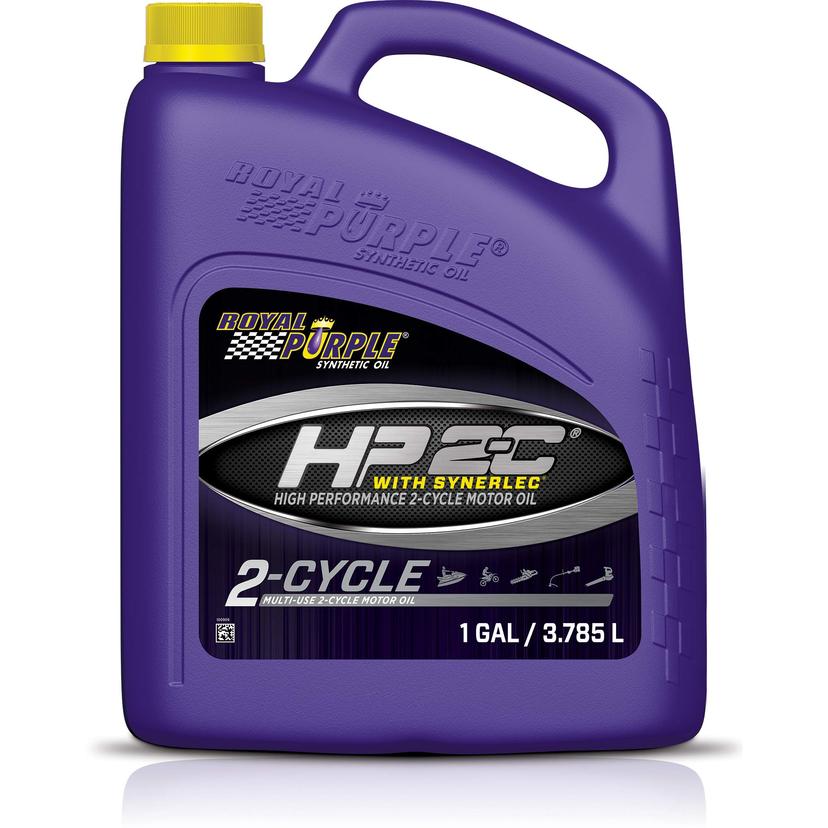ROYAL PURPLE 04311 HP 2-C High Performance Synthetic 2-Cycle Oil, 1 Gallon (128 Ounces) (Case of 3)