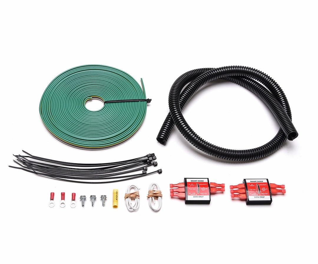 ROADMASTER 152789 JEEP SMART DIODE KIT LED, Towed Vehicle Diode For LED Bulbs; Includes 2 Diodes/ Wire Harness/ Ground Wire/ Split Wire Loom/ Zip Ties - The Twister Group Tools product
