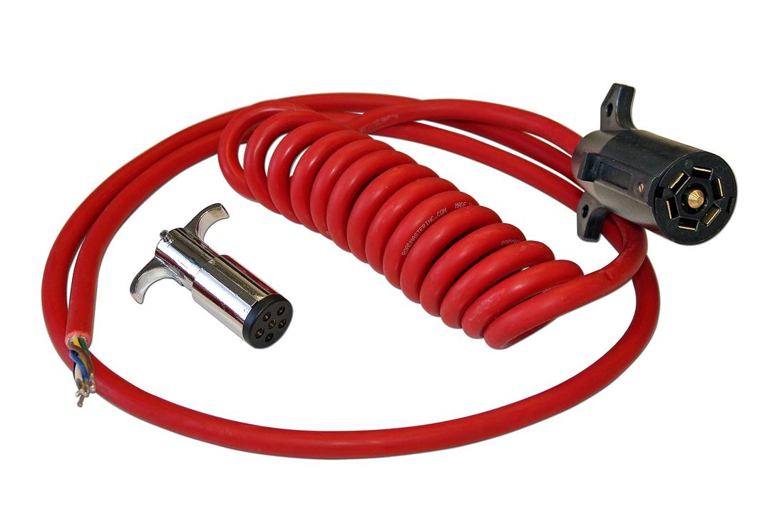 ROADMASTER 1676-7 Coiled to Straight 7- to 6- Wire Power Cord - The Twister Group Tools product