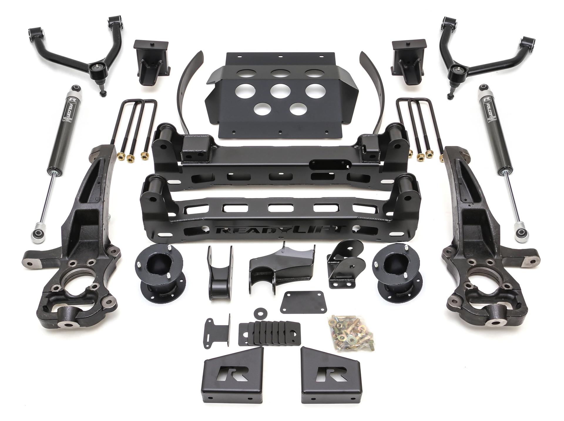READYLIFT 44-39620 Big Lift Kit; 6 in. Lift; [6 in. + 2 in.] For AT4 And Trail Boss - High quality product image showing READYLIFT 44-39620 Big Lift Kit; 6 in. Lift; [6 in. + 2 in.] For AT4 And Trail Boss details and features