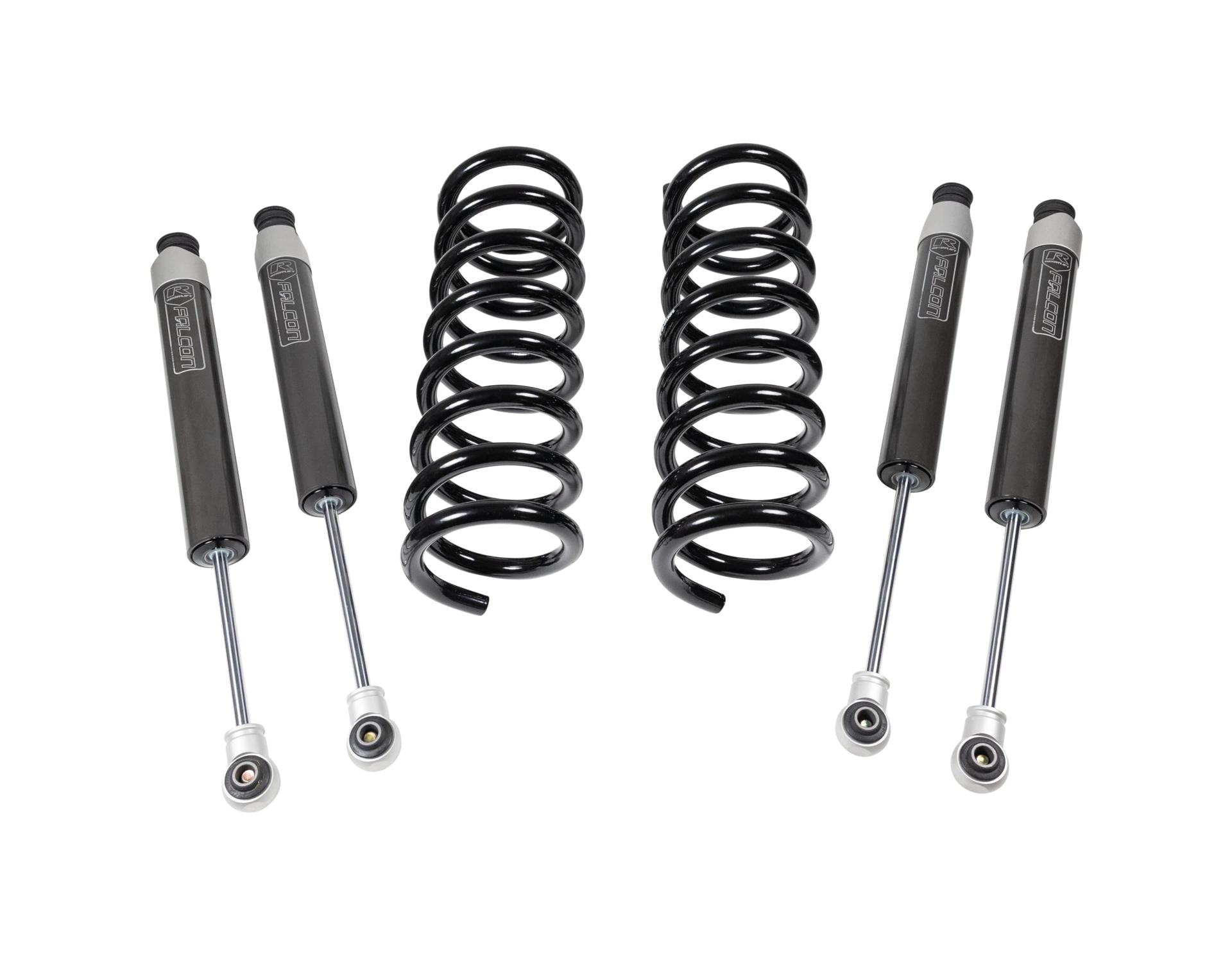 READYLIFT 46-19121 Coil Spring Leveling Kit; 1.5 in. Lift; w/Falcon 1.1 Monotube Shocks - High quality product image showing READYLIFT 46-19121 Coil Spring Leveling Kit; 1.5 in. Lift; w/Falcon 1.1 Monotube Shocks details and features