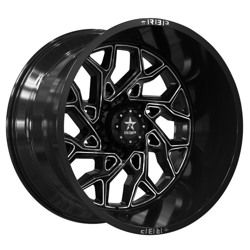 RBP 80R-2414-73-76BG Wheels - 24x14 Machined Grooves Scorpion Wheels - High quality product image showing RBP 80R-2414-73-76BG Wheels - 24x14 Machined Grooves Scorpion Wheels details and features