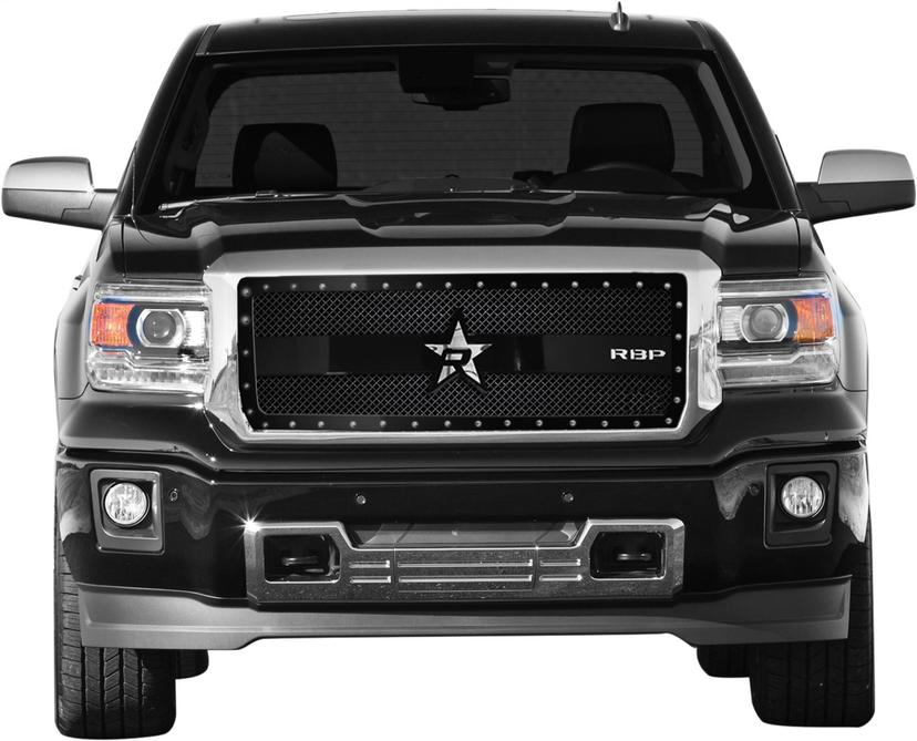 RBP RBP-951209 PILOT RX-3 Series Black Studded Frame Main Grille for GMC Sierra 1500