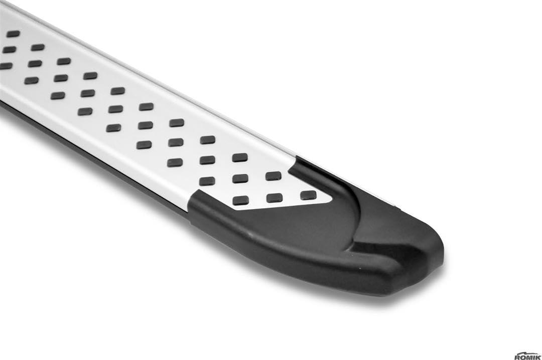 ROMIK 61317418 RAL-S Running Boards Compatible with Jeep Grand Cherokee L Three-Row (7 Seater) SUV Side Steps (2021 - Present) - High quality product image showing ROMIK 61317418 RAL-S Running Boards Compatible with Jeep Grand Cherokee L Three-Row (7 Seater) SUV Side Steps (2021 - Present) details and features
