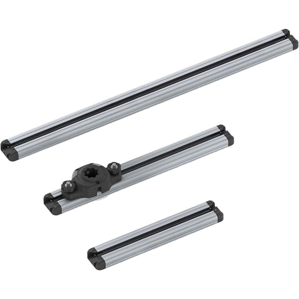 RAILBLAZA 01-4155-11 Aluminum Boat Gunnel Track Rail System (20 in), Compatible with Crestliner, Lund, Lowe, G3 and More - The Twister Group product
