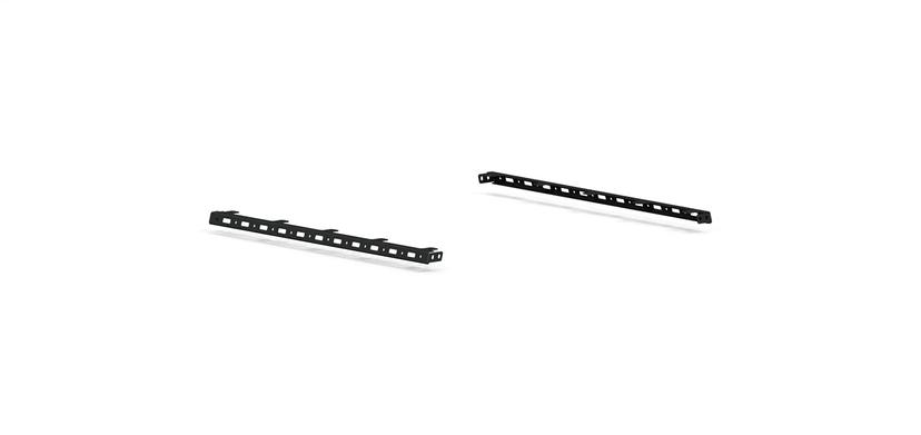 ROAD ARMOR 500BRS-TLMK-415 TRECK Dual Upper 5ft Bed Accessory Rail & 5-Light Mounts - Tex Blk (Pair)
