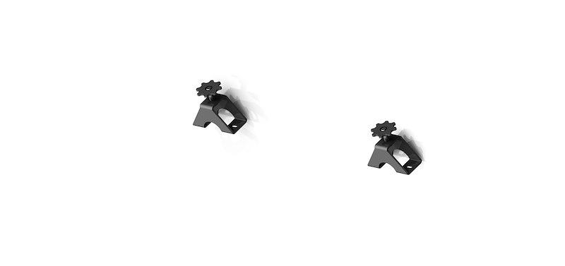 ROAD ARMOR 500BRS-HLM Jack Mount; Treck HD; For Use On Treck Bed Racks; Mounts 1 High Lift Jack; Black; Steel