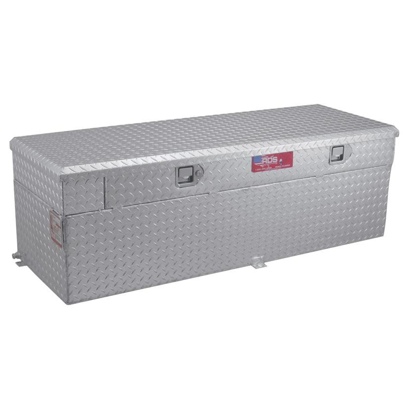 RDS 72775 Auxiliary Fuel Tank; DOT Approved; Diesel; 40 Gallon Capacity; Rectangle; 55 Inch Length x 20 Inch Width x 19 Inch Height; Diamond Tread; Aluminum