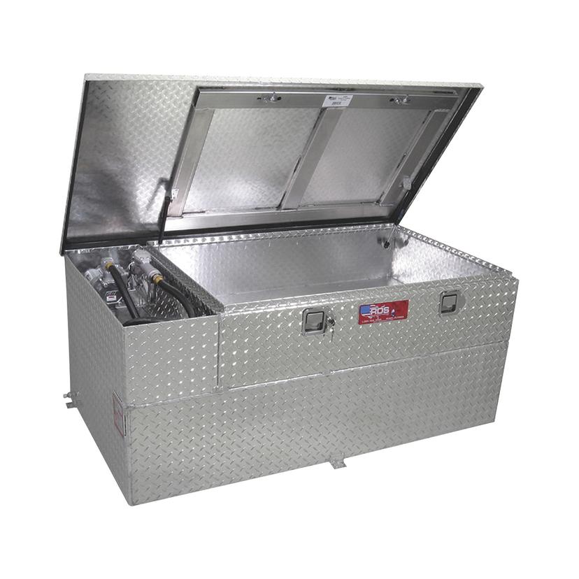 RDS 72855 Fuel Transfer/Auxiliary Tank/Toolbox Combo with 8 Gpm Pump - 91-Gal. Capacity