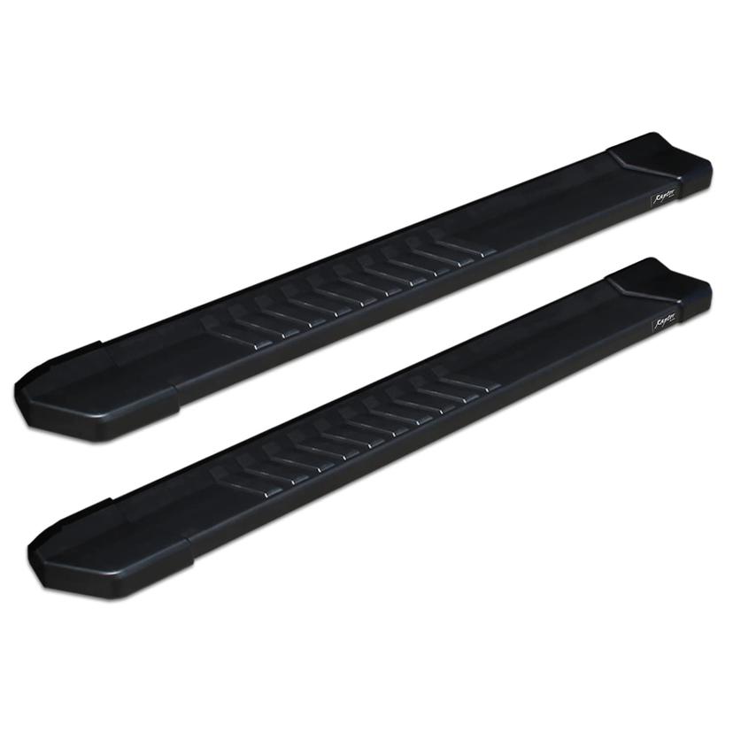 RAPTOR 1701-0016BT Running Boards Steps 6in OEM Style Black Aluminum for Regular Cab 07-18 Silverado Sierra 1500 or 07-19 2500 3500 HD
