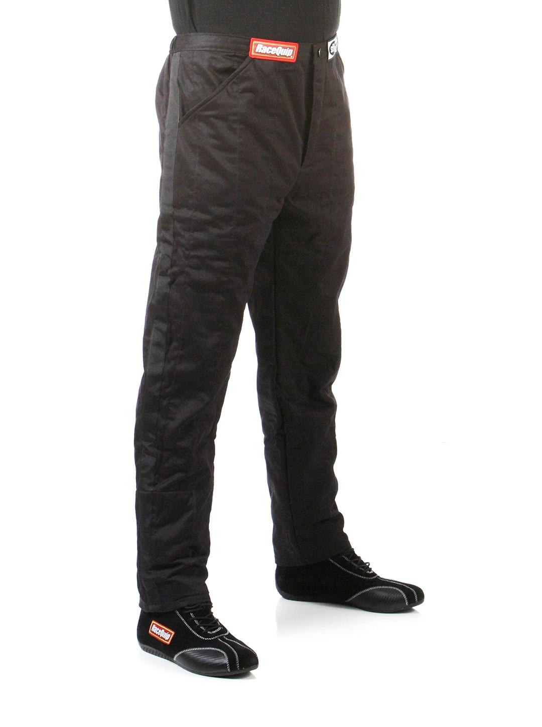 RACEQUIP 122005 Racing Driver Fire Suit Pants Multi Layer SFI 3.2A/ 5 Black Large - The Twister Group Tools product
