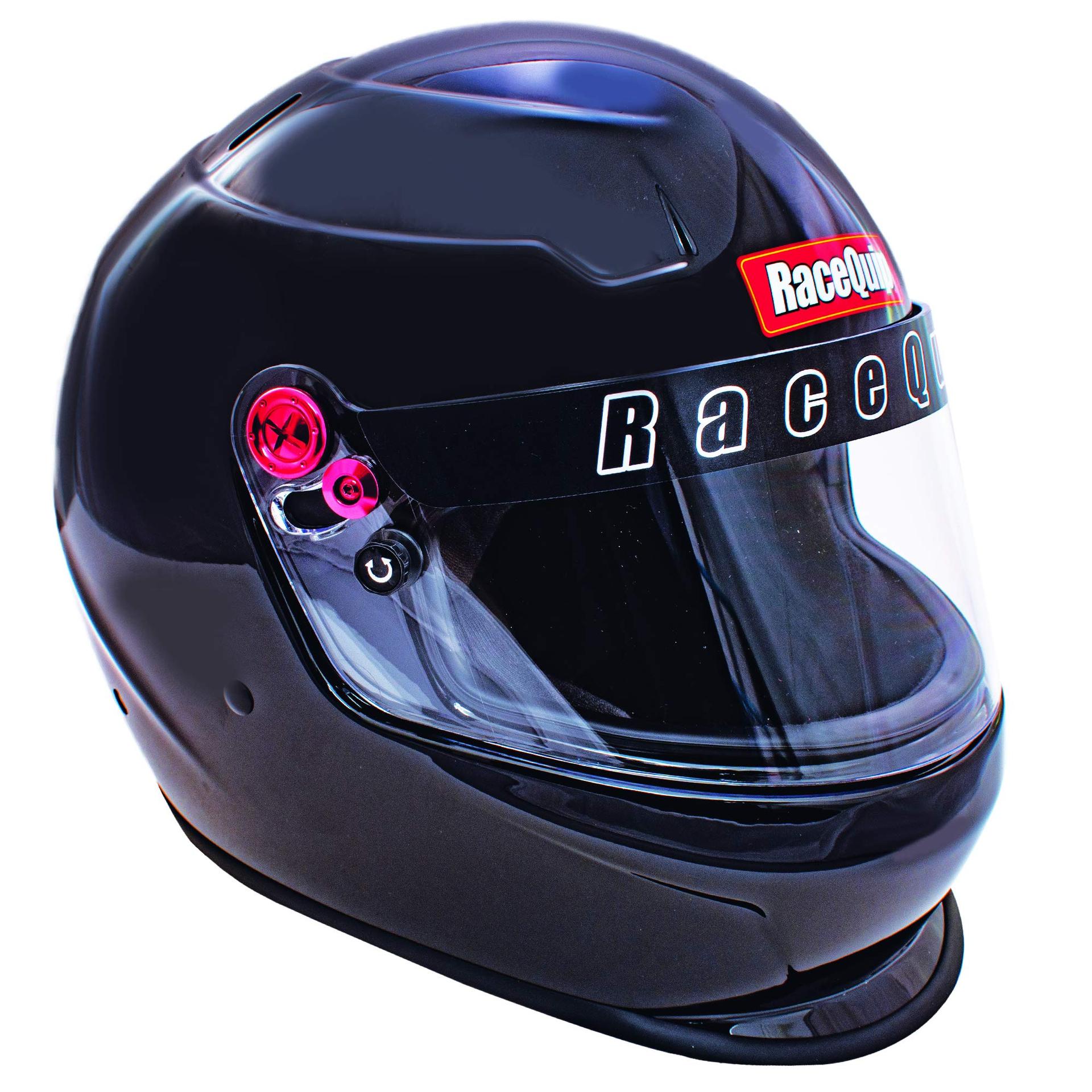 RACEQUIP 276006 Full Face Helmet PRO20 Series Snell SA2020 Rated Gloss Black X-Large - High quality product image showing RACEQUIP 276006 Full Face Helmet PRO20 Series Snell SA2020 Rated Gloss Black X-Large details and features