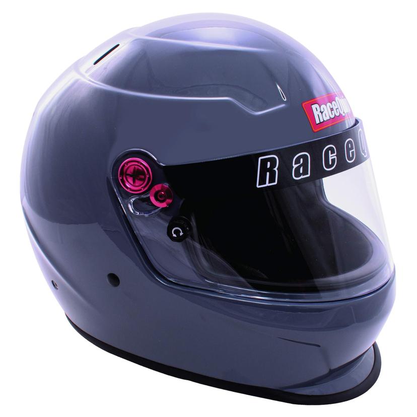 RACEQUIP 276665 Full Face Helmet PRO20 Series Snell SA2020 Rated Gloss Steel Large
