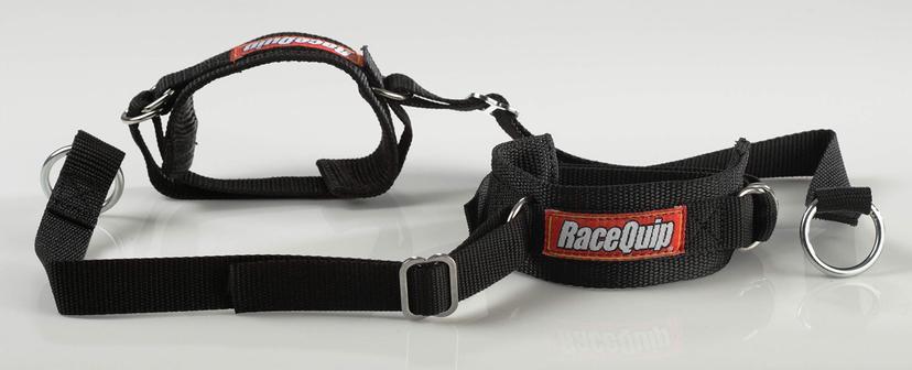 RACEQUIP 391002 Non SFI Arm Restraints Pair Cuff Adjustable 2 INCH Black